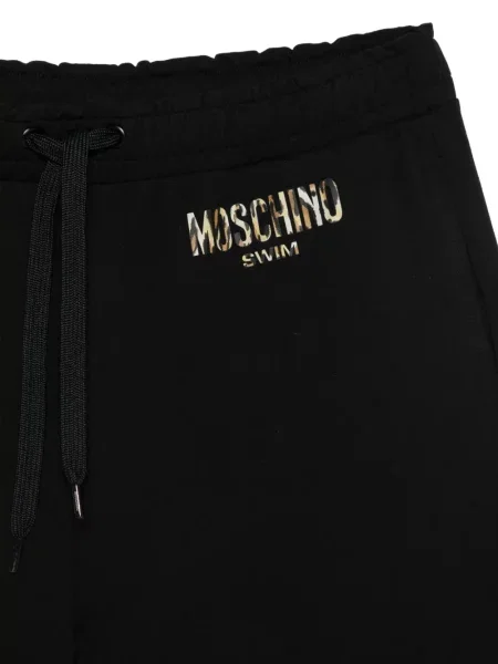 Шорти Moschino с принт с връзки черно
