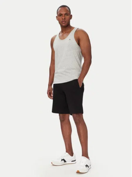 Tommy Hilfiger Underwear Spodnja majica pegasto siva / črna bela
