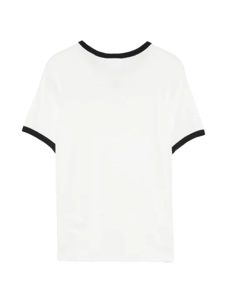 Tricou Courreges cu autograf alb