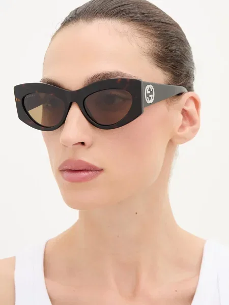 Gucci ochelari de soare portocaliu