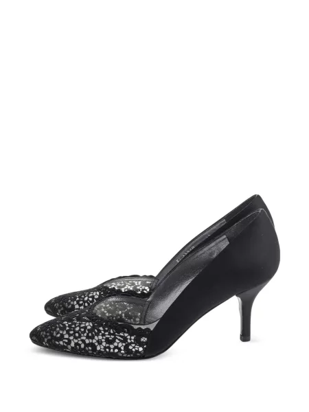 Csipkés körömcipő Stuart Weitzman fekete