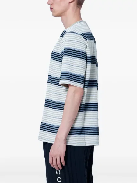 Tricou Fred Perry cu dungi verde