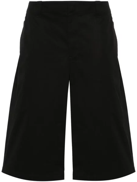 Keprové bermudy Lemaire černé