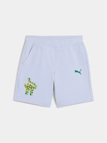 Дитячі Повсякденні шорти PUMA Cats Club Shorts комбінований верх синій