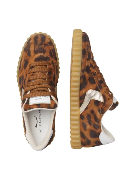 Sneakersy Voile Blanche zamszowe brązowe