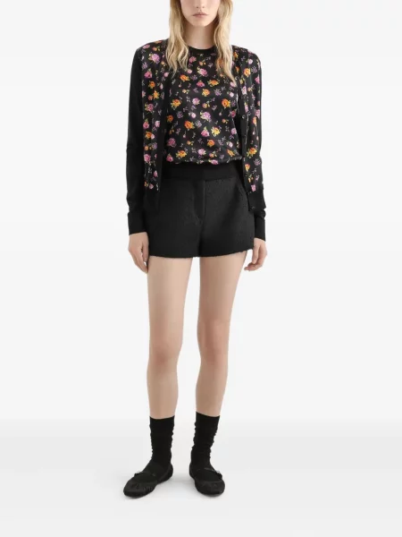 Φλοράλ ζακέτα Dolce & Gabbana με σχέδιο μαύρο