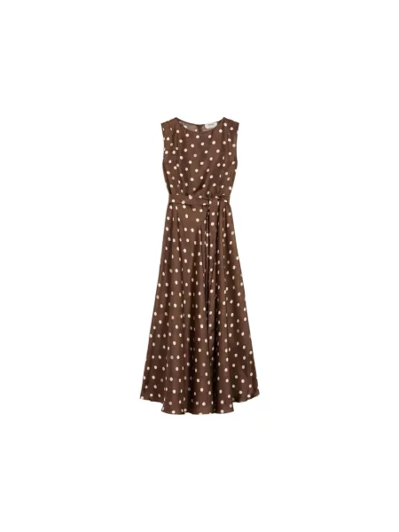 Sukienka Max Mara brązowa