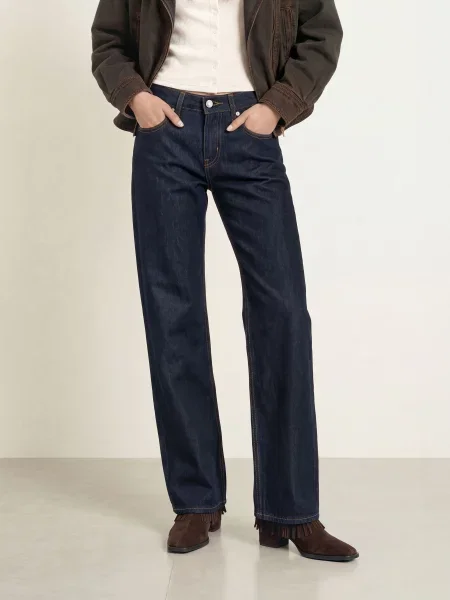 Szerokie jeansy Levi's czarne