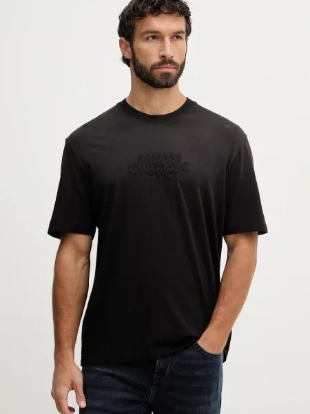 Kratka majica Armani Exchange črna