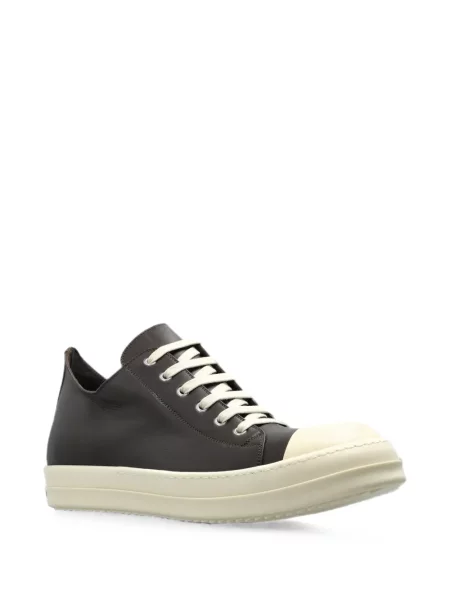 Sneakerși Rick Owens din piele maro