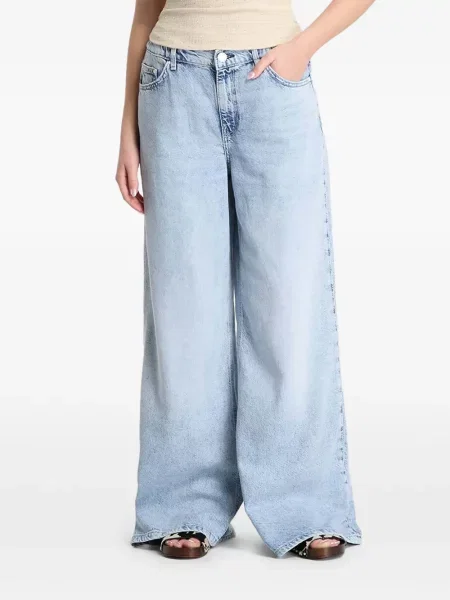 Blugi cu picior larg Guess albastru