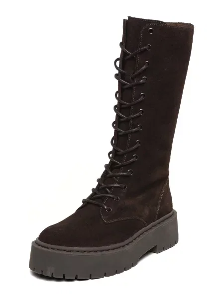 STEVE MADDEN Cizme cu șireturi Vroom ciocolatiu
