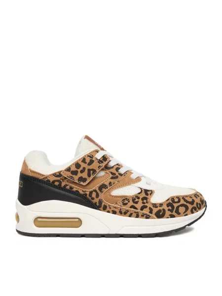 Sneakersy Kappa brązowe