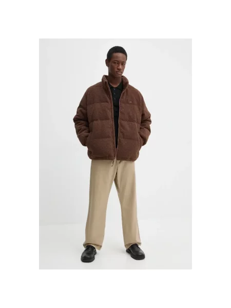 Levi's kurtka puchowa zimowa brązowy