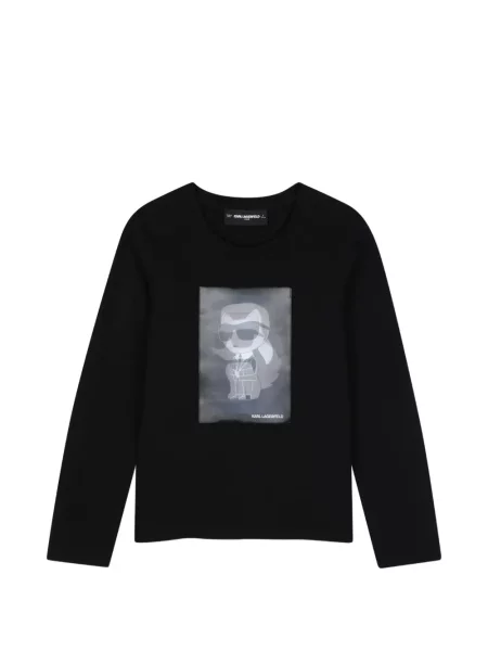 Sweter dziecięcy Karl Lagerfeld czarny
