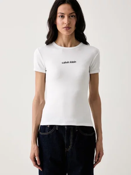 Calvin Klein Jeans Tricou alb