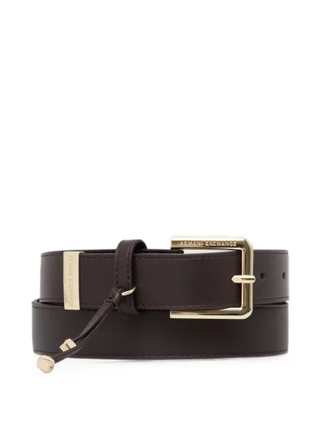 Pasek Armani Exchange brązowy