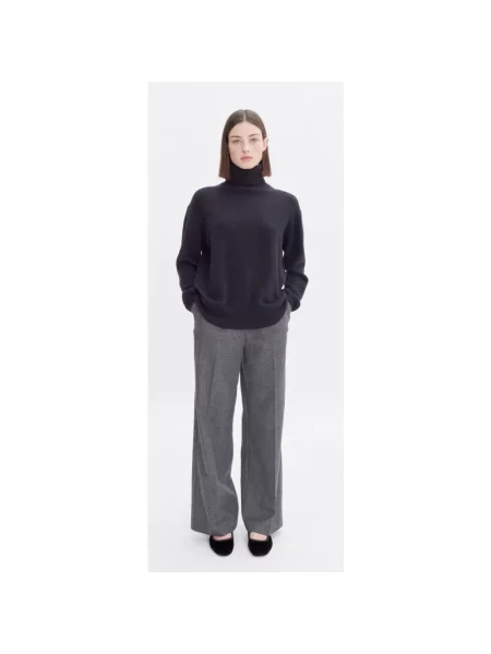 A.P.C. sweter wełniany Pull Amal z golfem czarny