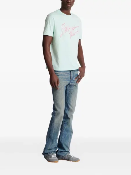Tricou Balmain cu imagine verde
