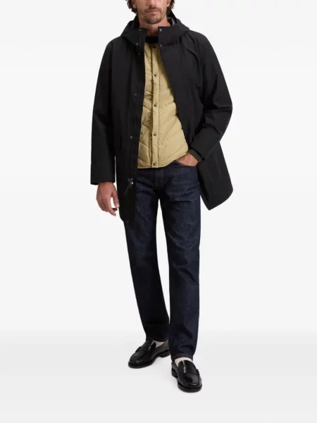 Geacă parka Woolrich cu glugă negru