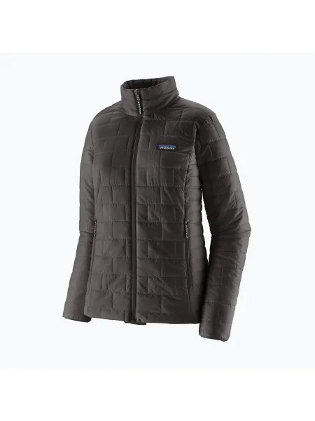 Geacă izolată pentru femei Patagonia Nano Puff smolder black negru