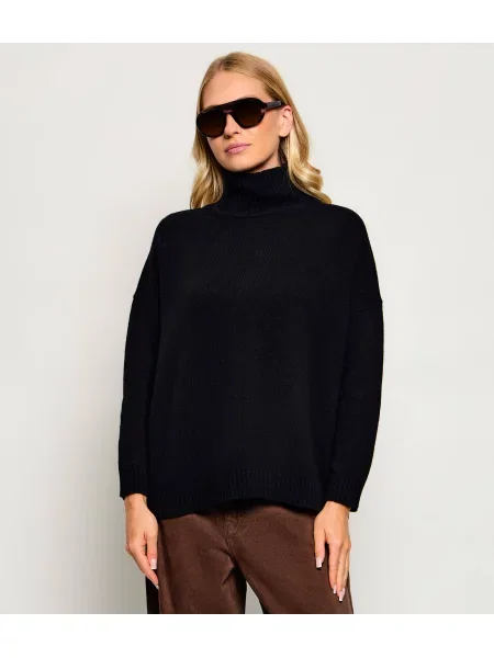 Pulover Weekend Maxmara de lână negru