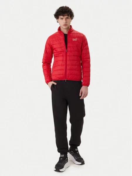 Vatovaná bunda Emporio Armani červená