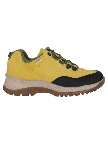 Sneakersy Waldläufer zamszowe trekkingowe żółte