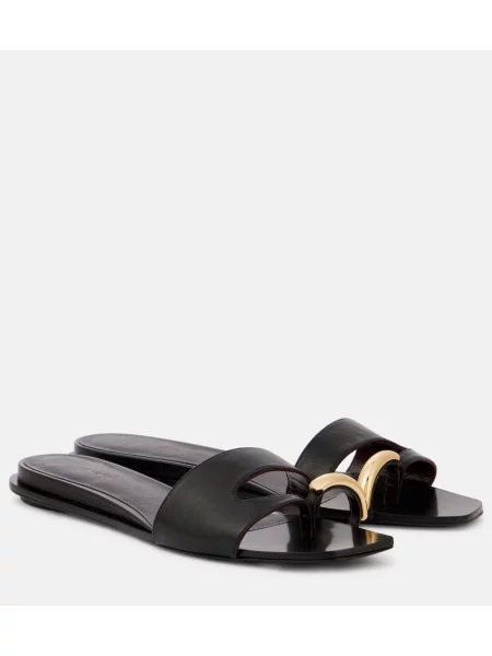 Sandale Tory Burch din piele negru