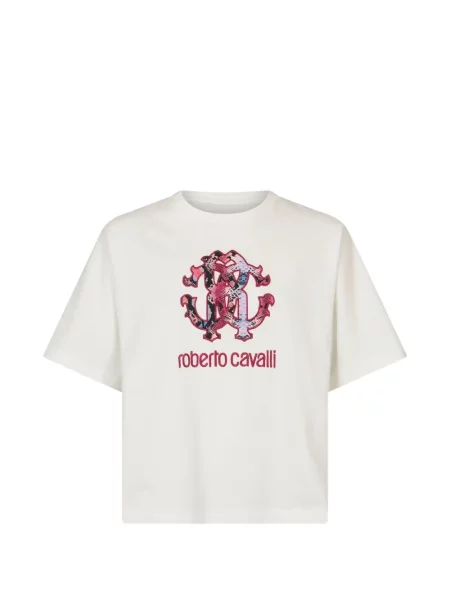 Koszulka dziecięca Roberto Cavalli biała