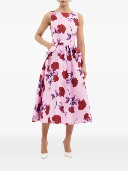 Rochie midi Rebecca Vallance roz
