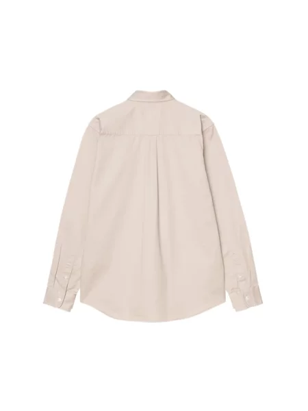 Carhartt WIP koszula L/S Madison Shirt regular z kołnierzykiem button-down beżowy
