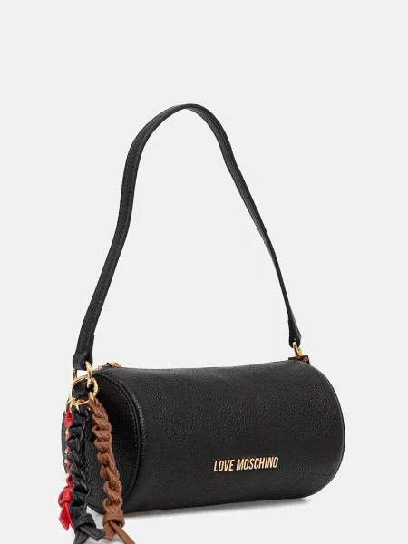 Torebka Love Moschino skórzana czarna