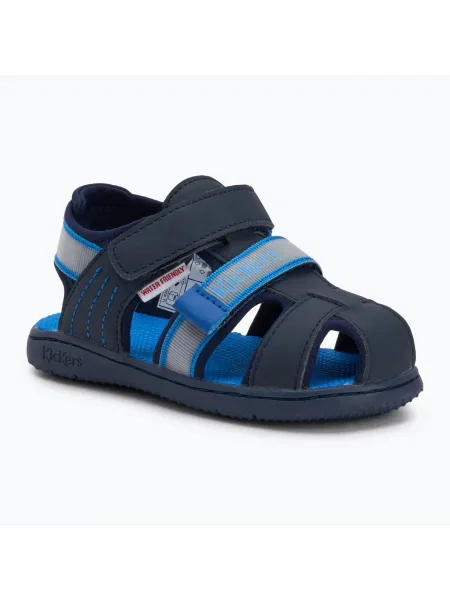 Детски сандали Kickers Kickbeachou тъмносин синьо
