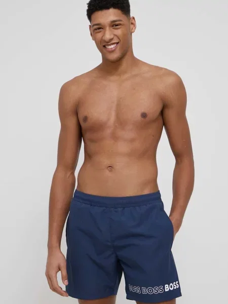 Boss Pantaloni scurți pentru înot Dolphin Bleumarin negru