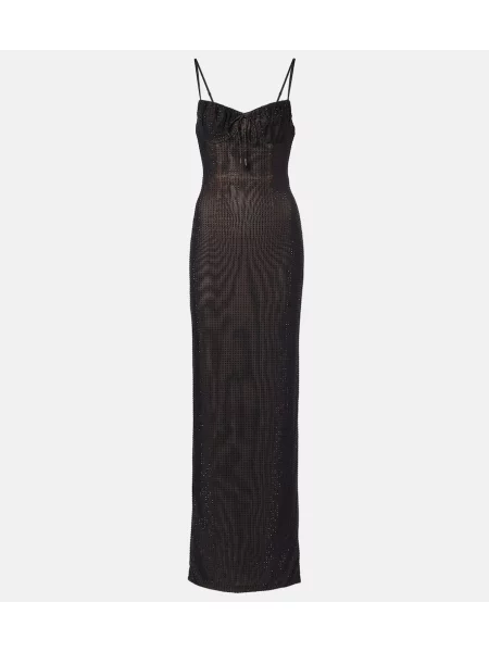 Rochie Area de cristal negru