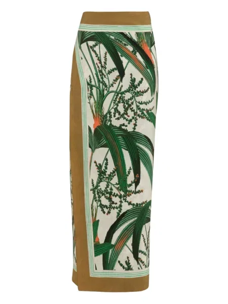 Spódnica Lenny Niemeyer z nadrukiem w tropikalny nadruk zielona