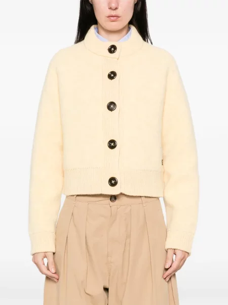 Decupat cardigan B.b. Walace galben
