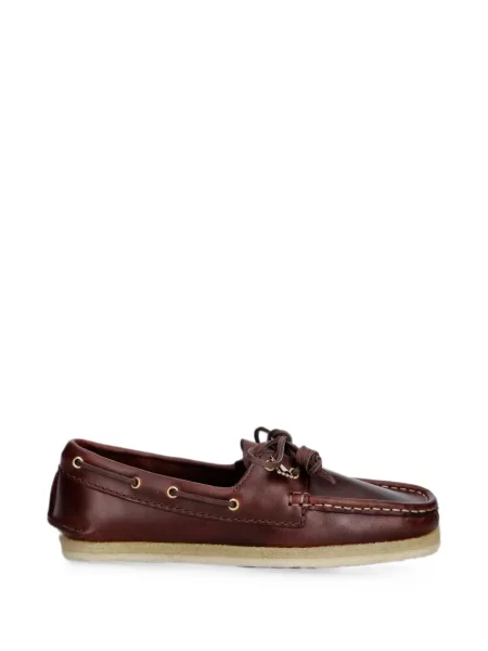 Pantofi loafer Clarks Originals cu șireturi din piele maro