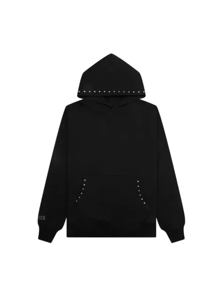 Bluza z kapturem Pleasures z ćwiekami czarna