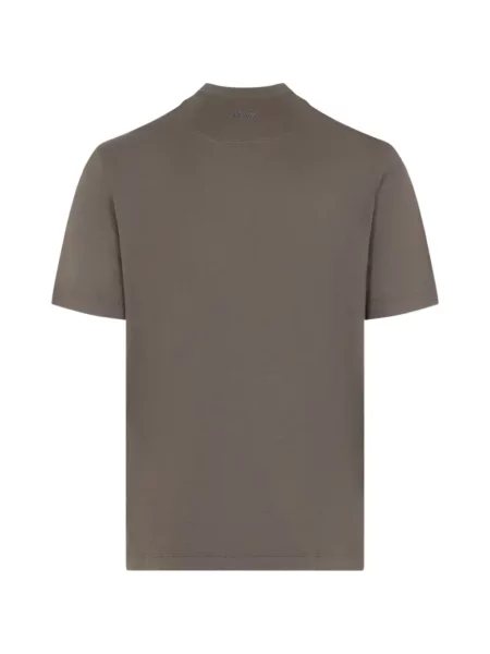 Tricou Brioni cu decolteu rotund maro