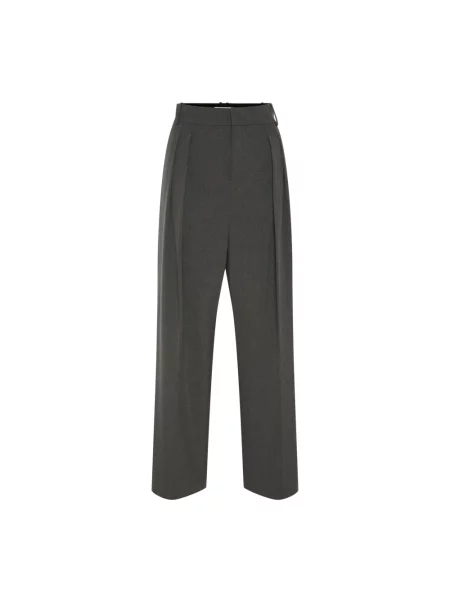 Szerokie spodnie Inwear szare