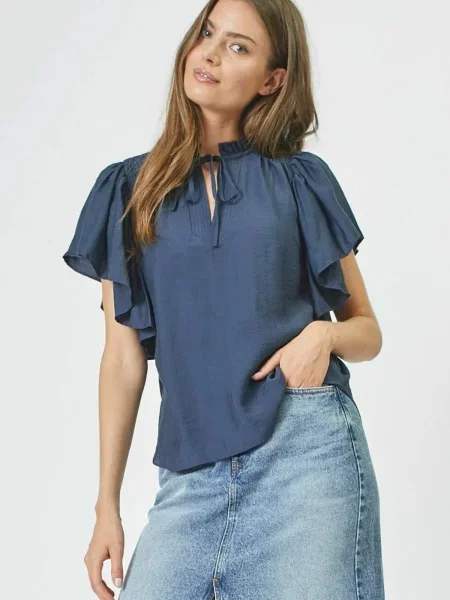 Co'couture Bluză Hera' închis albastru