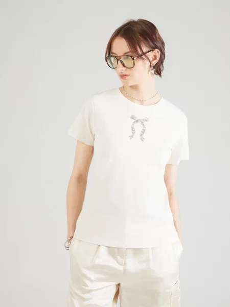 JOOP! Tricou Tamme argintiu alb