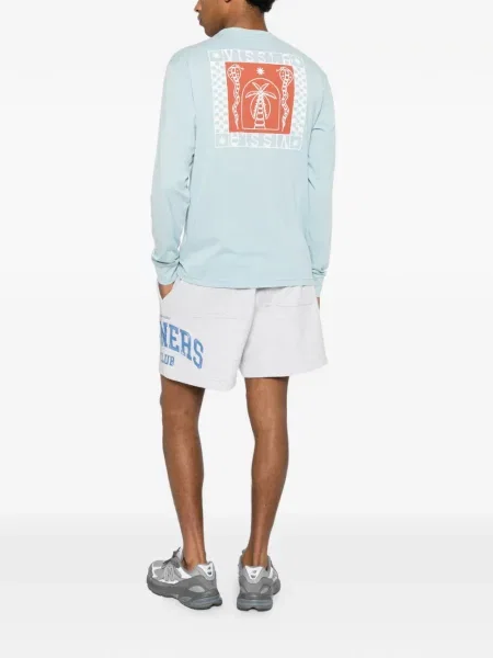 Lung tricou Vissla cu imagine albastru