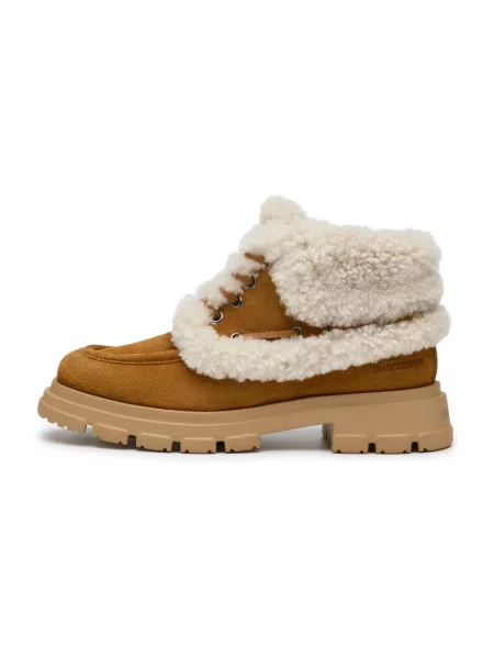 Buty do kostki Candice Cooper wełniane brązowe