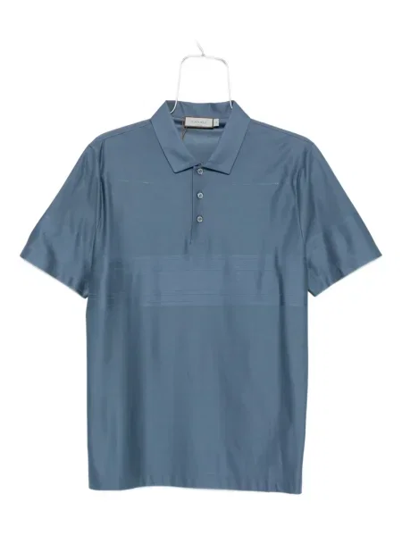 Polo Canali cu dungi albastru