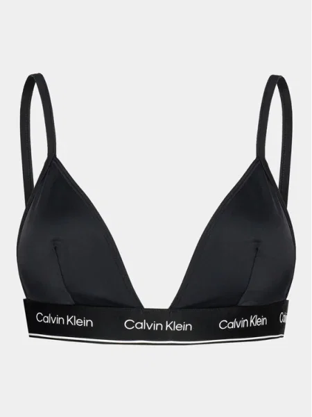 Calvin Klein Swimwear Bikini partea de sus negru