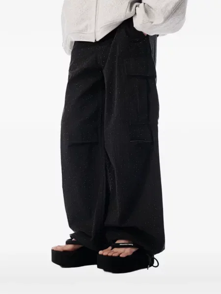 Pantaloni cargo Alexander Wang negru