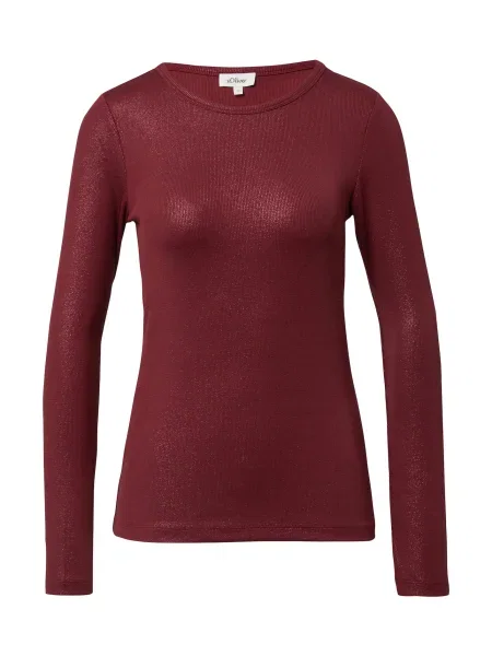 S.Oliver Tričko bordó
